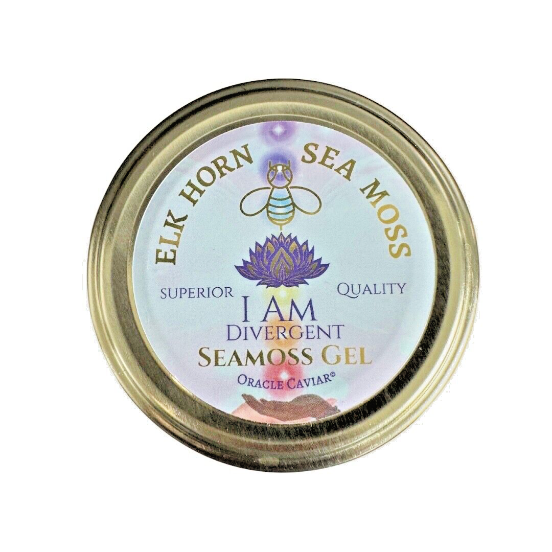 Colloidal Gold Seamoss Gel 300ml Made With Wildcrafted Sea Moss