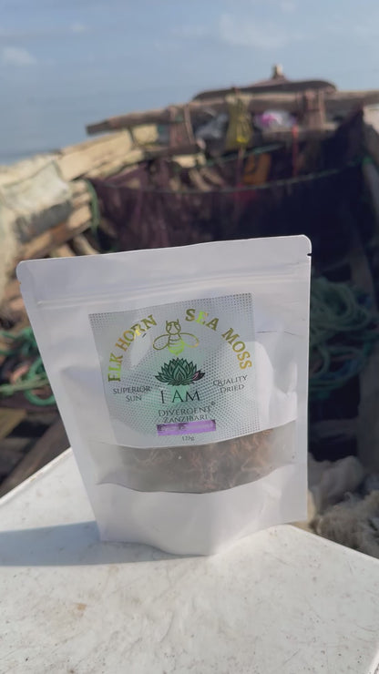 Sea Moss 125g Of Sun Dried Purple Seamoss from Zanzibar